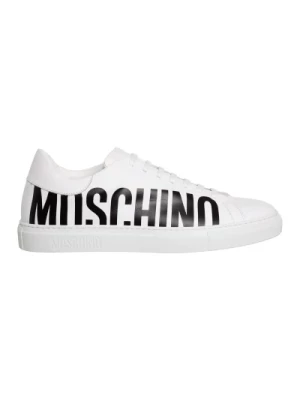 Wzorzyste Gładkie Serena Sneakers Moschino