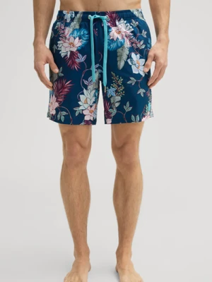 Wzorzyste kąpielówki w kolorze niebieskim Joop