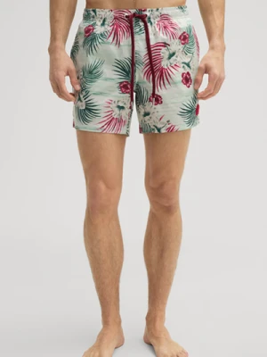 Wzorzyste kąpielówki w kolorze zielonym Joop