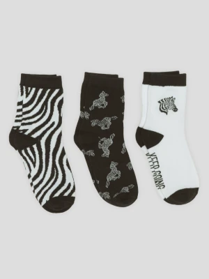 Wzorzyste kolorowe skarpety 3-PAK Reporter