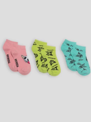 Wzorzyste skarpety 3-PAK Reporter