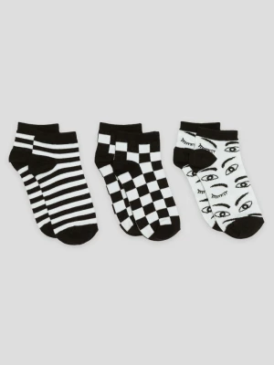 Wzorzyste skarpety 3-PAK Reporter
