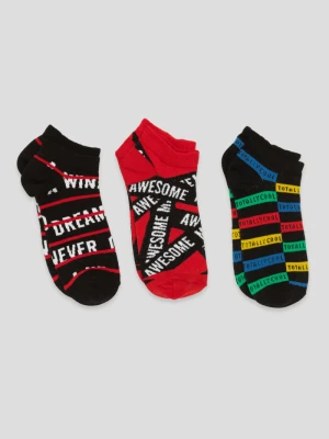 Wzorzyste skarpety AWSOME 3-PAK Reporter