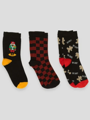Wzorzyste skarpety CHRISTMAS 3-PAK Reporter