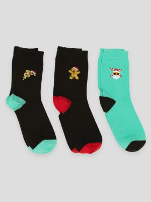 Wzorzyste skarpety CHRISTMAS 3-PAK Reporter