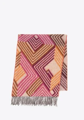 Wzorzysty damski szal wąski multikolor Wittchen