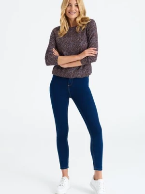 Wzorzysty sweter damski z długim rękawem Greenpoint