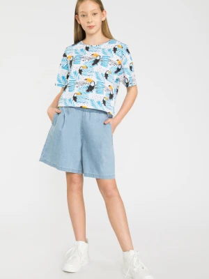 Wzorzysty t-shirt TUKAN Reporter