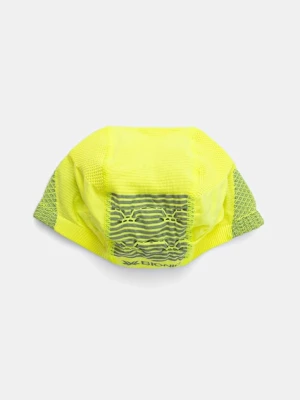 X-Bionic czapka HELMET kolor żółty z cienkiej dzianiny YA03W24U