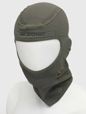 X-Bionic kominiarka Stormcap Face 4.0 kolor zielony