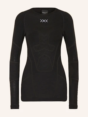 X-Bionic Koszulka Funkcyjna Symbio Merino Z Wełny Merino schwarz