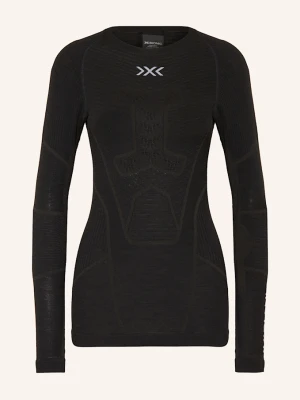 X-Bionic Koszulka Funkcyjna Symbio Merino Z Wełny Merino schwarz CZARNY