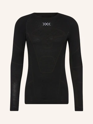 X-Bionic Koszulka Funkcyjna Symbio Merino Z Wełny Merino schwarz CZARNY