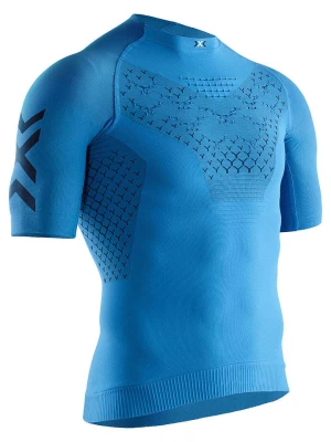 X-Bionic Koszulka "The Twyce 4.0" w kolorze niebieskim do biegania rozmiar: XL