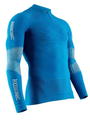 X-Bionic Koszulka w kolorze niebieskim do biegania rozmiar: L