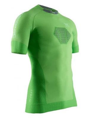 X-Bionic Koszulka w kolorze zielonym do biegania rozmiar: XL