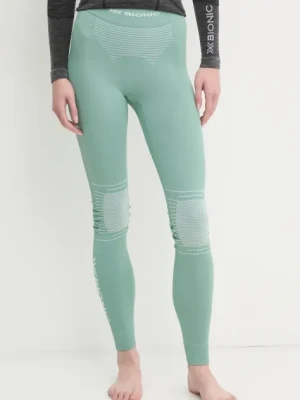 X-Bionic legginsy funkcyjne Energizer 4.0 kolor zielony