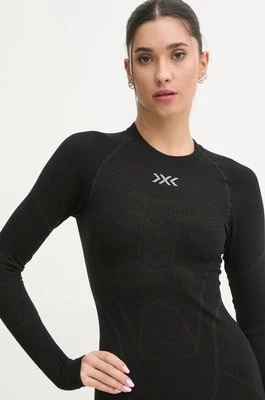 X-Bionic longsleeve funkcyjny Symbio Merino kolor czarny YTB2W24W