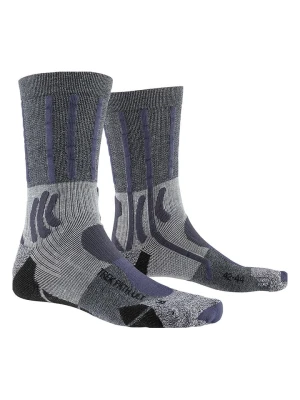 X-Bionic Skarpety trekkingowe "Ultra" w kolorze szarym rozmiar: 35-38