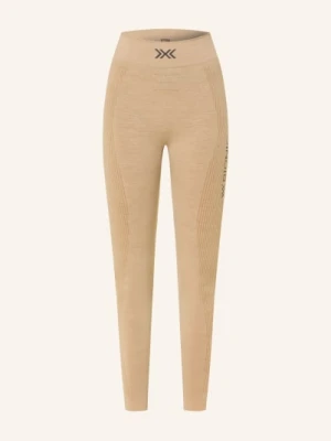 X-Bionic Spodnie Funkcjonalne Mightywool Z Wełną Merynosową I Skróconą Długością Nogawek beige