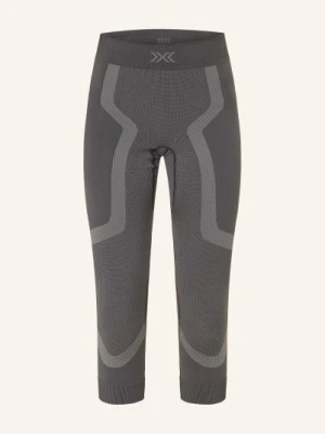 X-Bionic Spodnie Funkcjonalne X-Ential Z Krótszymi Nogawkami grau