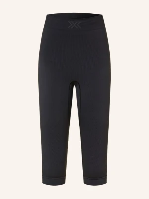 X-Bionic Spodnie Funkcjonalne X-Ential Z Krótszymi Nogawkami schwarz CZARNY