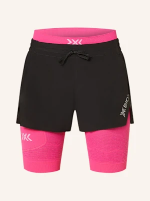 X-Bionic Szorty Do Biegania 2 W 1 Effektor schwarz