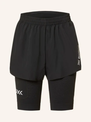 X-Bionic Szorty Do Biegania 2 W 1 Effektor schwarz