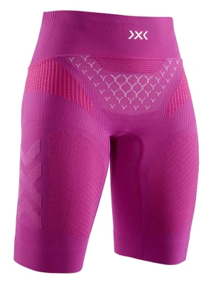X-Bionic Szorty w kolorze fioletowym do biegania rozmiar: L