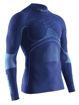 X-Bionic Zimowa koszulka sportowa w kolorze granatowym rozmiar: XL