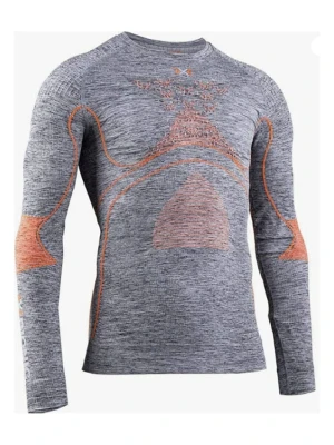 X-Bionic Zimowa koszulka sportowa w kolorze szarym rozmiar: XL