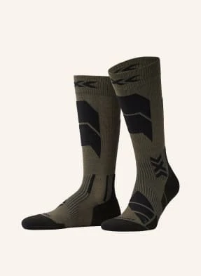 X-Socks Skarpety Narciarskie Ski Perform Merino Z Dodatkiem Wełny Merino gruen