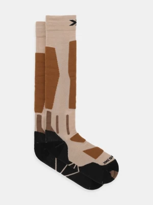 X-Socks skarpety snowboardowe SNOWBOARD DISCOVER OTC kolor brązowy WYDSW24U