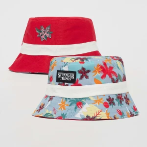 x Stranger Things Woven Signature Reversible Bucket Hat, markiKarl Kani, Czapki z daszkiem i beanie, w kolorze wielokolorowy, rozmiar: