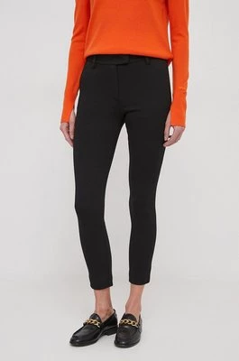 XT Studio spodnie damskie kolor czarny dopasowane high waist