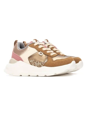 Xti Sneakersy w kolorze jasnobrązowym rozmiar: 35