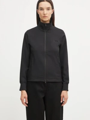Y-3 bluza 3S Track damska kolor czarny gładka JV6773