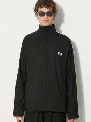 Y-3 bluza z domieszką wełny Refined Wool Track Top kolor czarny z aplikacją IW7462