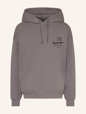Y-3 Bluza Z Kapturem Graphic Ft grau