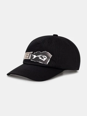Y-3 czapka z daszkiem bawełniana MERCH CAP