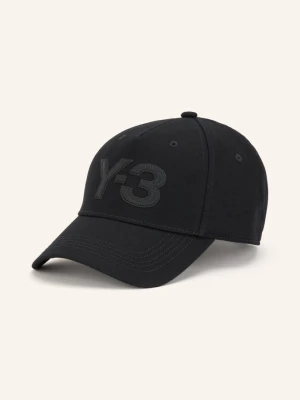 Y-3 Czapka Z Daszkiem Y-3 Logo schwarz CZARNY