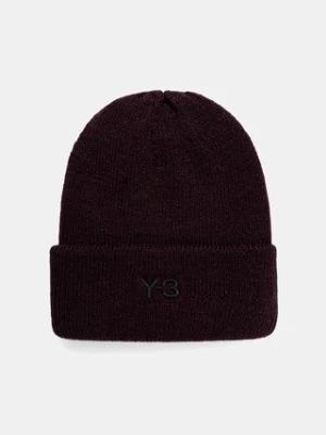 Y-3 czapka z dodatkiem wełny Beanie