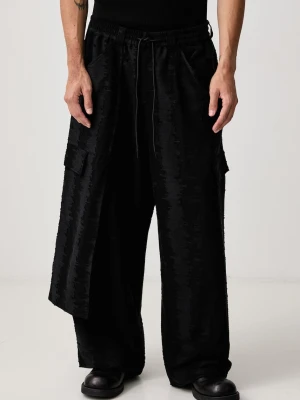Y-3 DS CARGO PNT spodnie męskie z lnem