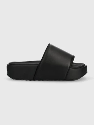 Y-3 klapki skórzane Slide