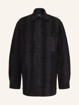 Y-3 Koszula Żakardowa Comfort Fit schwarz CZARNY