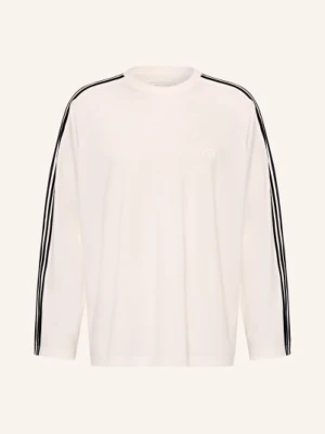 Y-3 Koszulka Z Długim Rękawem Z Galonowymi Paskami weiss