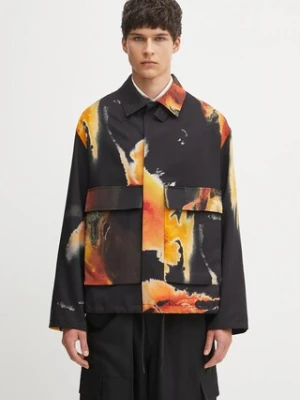 Y-3 kurtka Aop Sport Uniform Coach kolor czarny przejściowa KA9633
