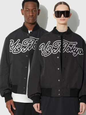 Y-3 kurtka bomber kolor czarny zimowa