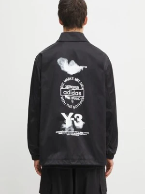 Y-3 kurtka Graphic Coach kolor czarny przejściowa JW4626