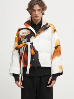 Y-3 kurtka puchowa Aop Puff kolor biały zimowa oversize KA2367